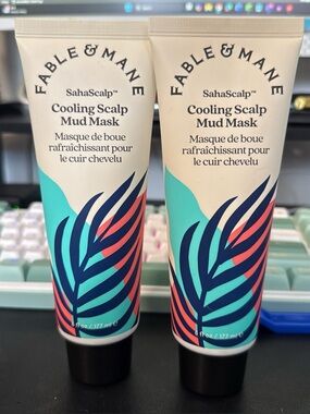 Fable & Mane SahaScalp Cooling Scalp Mud Mask bundle of 2